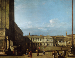 Venice: Piazza San Marco towards San Geminiano by Canaletto