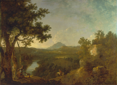 View near Wynnstay, the Seat of Sir Watkin Williams-Wynn, BT. by Richard Wilson