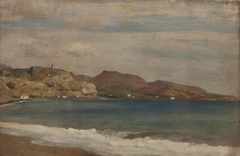 View of a Bay, Spain by Frederic Leighton