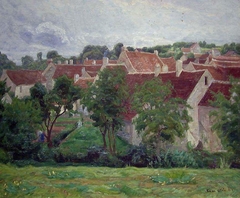 View of Nesles in France by Einar Øfsti