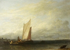 View of Southampton Water, Passage and Luggage Boats by Augustus Wall Callcott