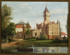 View of the castle in Radziejowice by January Suchodolski