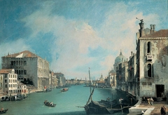 View of the Grand Canal from Campo San Vio by Canaletto