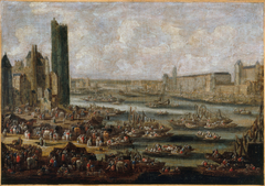 View of the Pont-Neuf, the Cité, the Tour and the Porte de Nesle, around 1650 by Pieter Casteels II