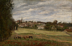 View of the Village of Marly-le-Roi by Camille Pissarro