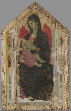 Virgin and Child Enthroned with Four Saint by Ugolino di Nerio