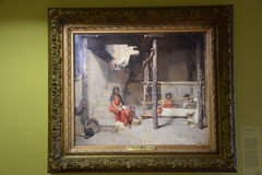 Weavers in Bou-Saâda by Gustave Achille Guillaumet