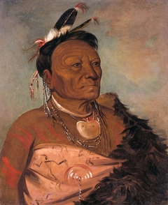 Wee-tá-ra-shá-ro, Head Chief of the Tribe by George Catlin