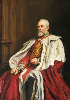 Wilbraham Egerton, 1st Earl Egerton of Tatton (1832-1909) by Hubert von Herkomer