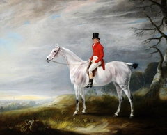 William Rutson (1791-1867) on a Grey Hunter by John Ferneley