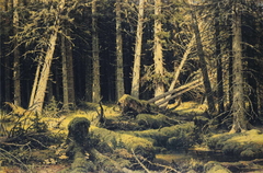 Wind-Fallen Trees by Ivan Shishkin