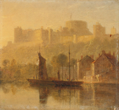 Windsor Castle from the Thame by William Daniell