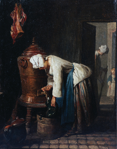 Woman Drawing Water at the Cistern by Jean-Baptiste-Siméon Chardin