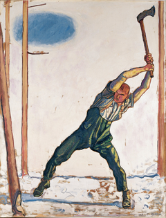 Woodcutter by Ferdinand Hodler