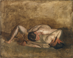 Wrestlers by Thomas Eakins