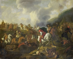 A Cavalry Encounter between Turkish Troops and the Troops of the Austrian Emperor by Jacques Muller