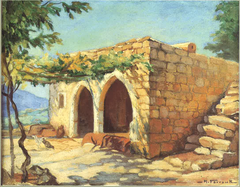 A House at Al-Hadath by Moustafa Farroukh