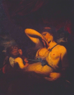 A Nymph and Cupid: ‘The Snake in the Grass’ by Joshua Reynolds