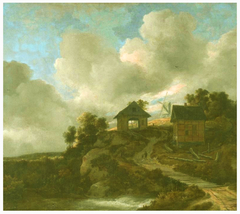 A Road on the Slope of a Hill by Jacob van Ruisdael