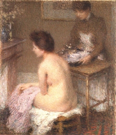 After the Bath by Ernest Laurent