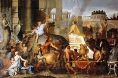 Alexander Entering Babylon, or The Triumph of Alexander by Charles Le Brun