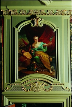 Allegorie op de vrede en de welvaart by Adriaan van der Burg