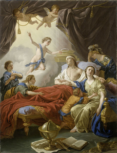 Allegory on the Death of the Dauphin by Louis-Jean-François Lagrenée