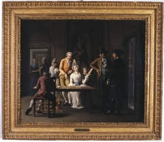 Anna Charlotte Didier de Boncour's drawing lesson by Willem Bartel van der Kooi