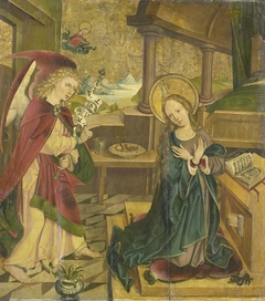 Annunciation to the Virgin by Meester van het Salemer Altaar