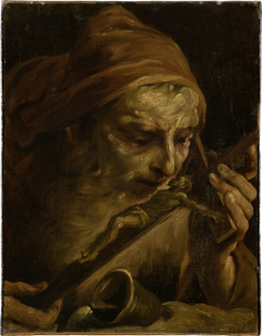 Anthony the Abbot Kissing the Crucifix by Giuseppe Maria Crespi