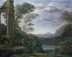 Ascanius Shooting the Stag of Sylvia by Claude Lorrain