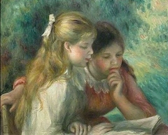 Auguste Renoir - La lecture by Auguste Renoir