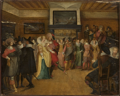 Ball scene by Hieronymous Francken I