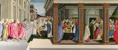 Baptism of Saint Zenobius by Sandro Botticelli