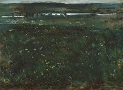 Bei Unterschäftlarn an der Isar by Lovis Corinth