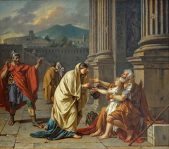 Belisarius Begging for Alms (1784) by Jacques-Louis David