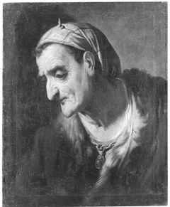 Bildnis einer alten Frau (?) by Rembrandt