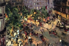 Boulevard des Capucines by Konstantin Korovin