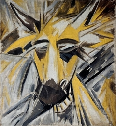 Bull's Head by Mikhail Larionov