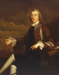 Captain Samuel Hood, 1724-1816 by John Wollaston the Younger