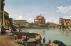 Castel Sant'Angelo by Christoffer Wilhelm Eckersberg