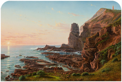 Castle Rock, Cape Schanck by Eugene von Guerard