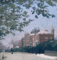 Cheyne Walk: The Corner of Beaufort Street by Paul Maitland