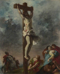 Christ on the Cross by Eugène Delacroix