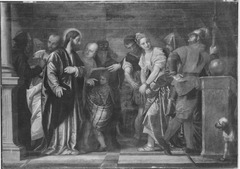 Christus und die Ehebrecherin by Paolo Veronese