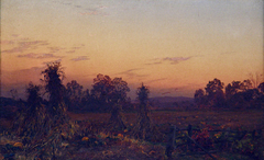 Corn Shocks and Pumpkins by William Trost Richards