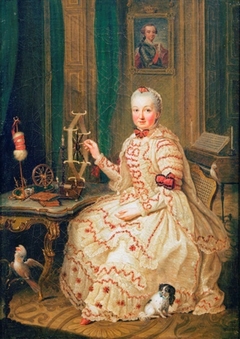 Countess Palatine Elisabeth Auguste of Sulzbach (1721-1794) by Johann Georg Ziesenis