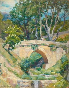 Crimea. Bridge in Koreiz by Apollinary Vasnetsov