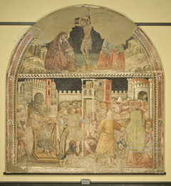 Crucifixion of Christ and Massacre of the Innocents by Liberato da Rieti