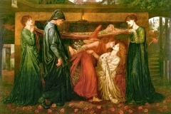 Dante's Dream at the Time of the Death of Beatrice by Dante Gabriel Rossetti